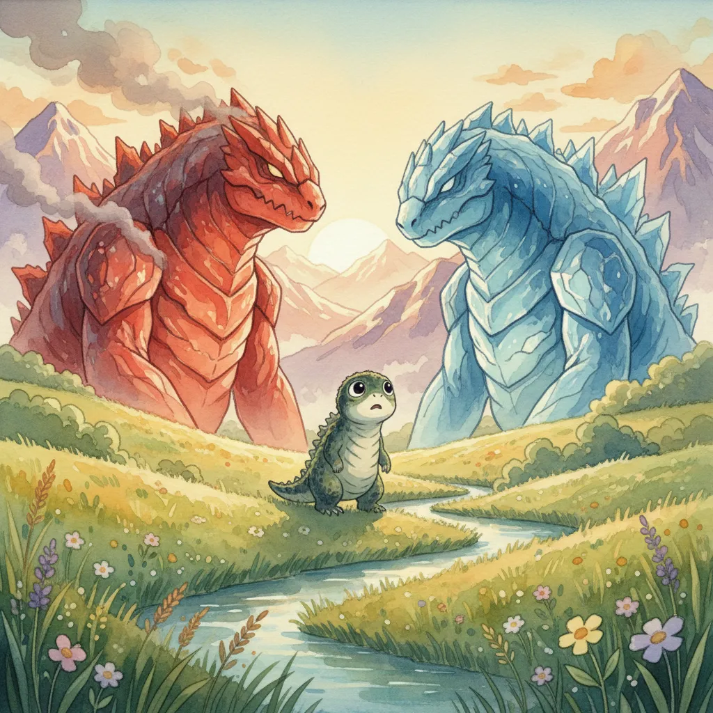 口論しながらも互いの近くにいるGとK