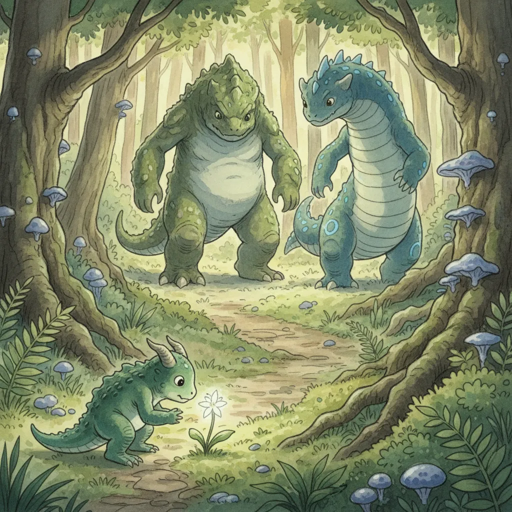 ノビのノートの走り書きを指差すクロワの爪